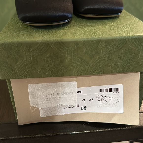 Gucci Horsebit Satin Mules - Picture 5 of 10